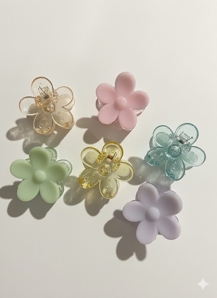 Cute Blossom Hair Clips