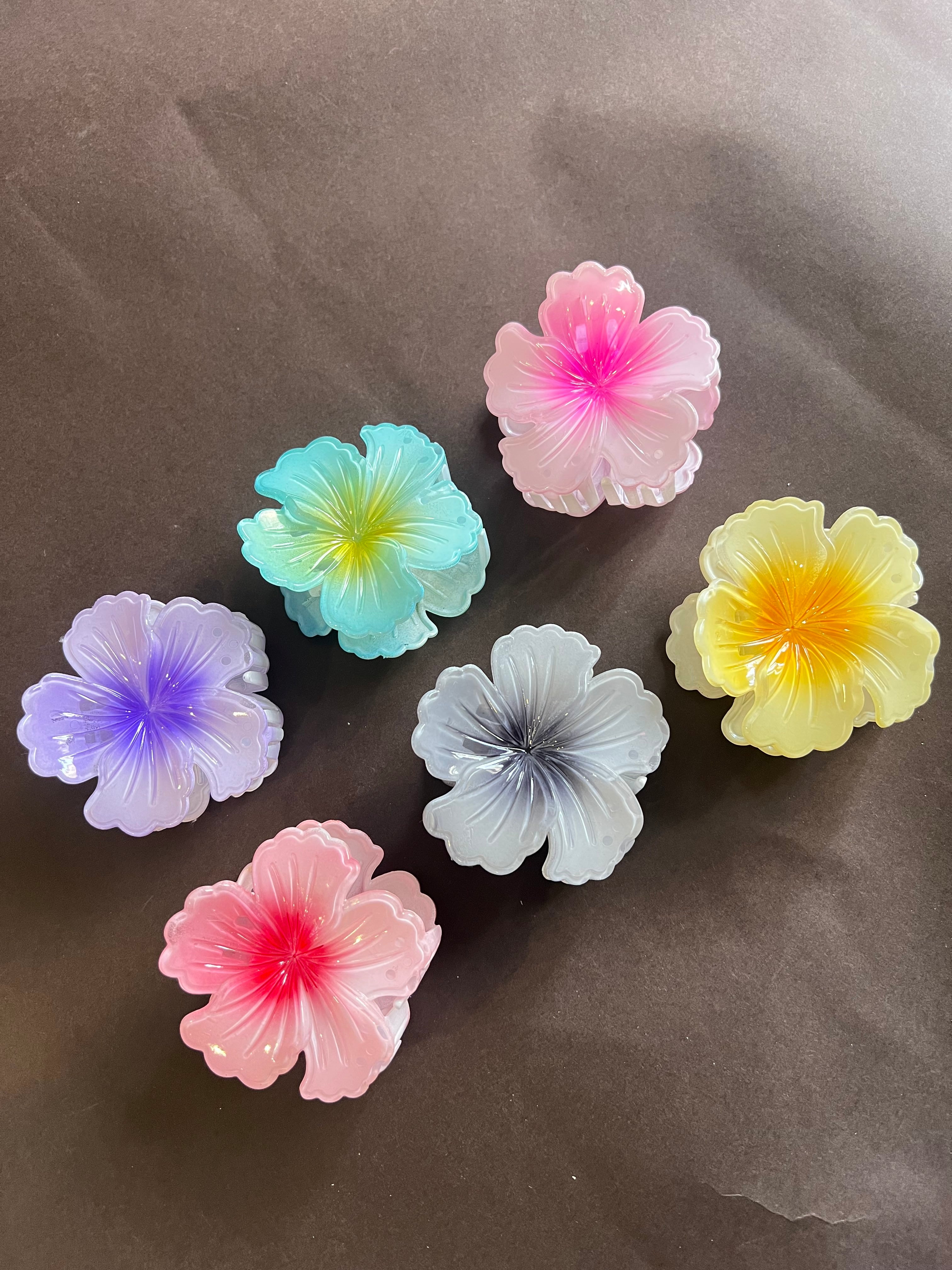 Soft Bloom Flower Clips