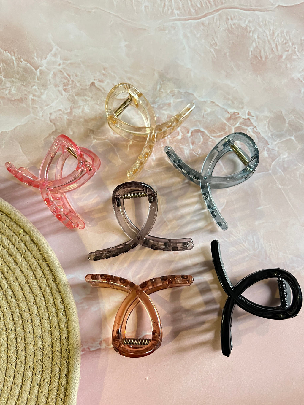 Transparent Loop Hair Clips