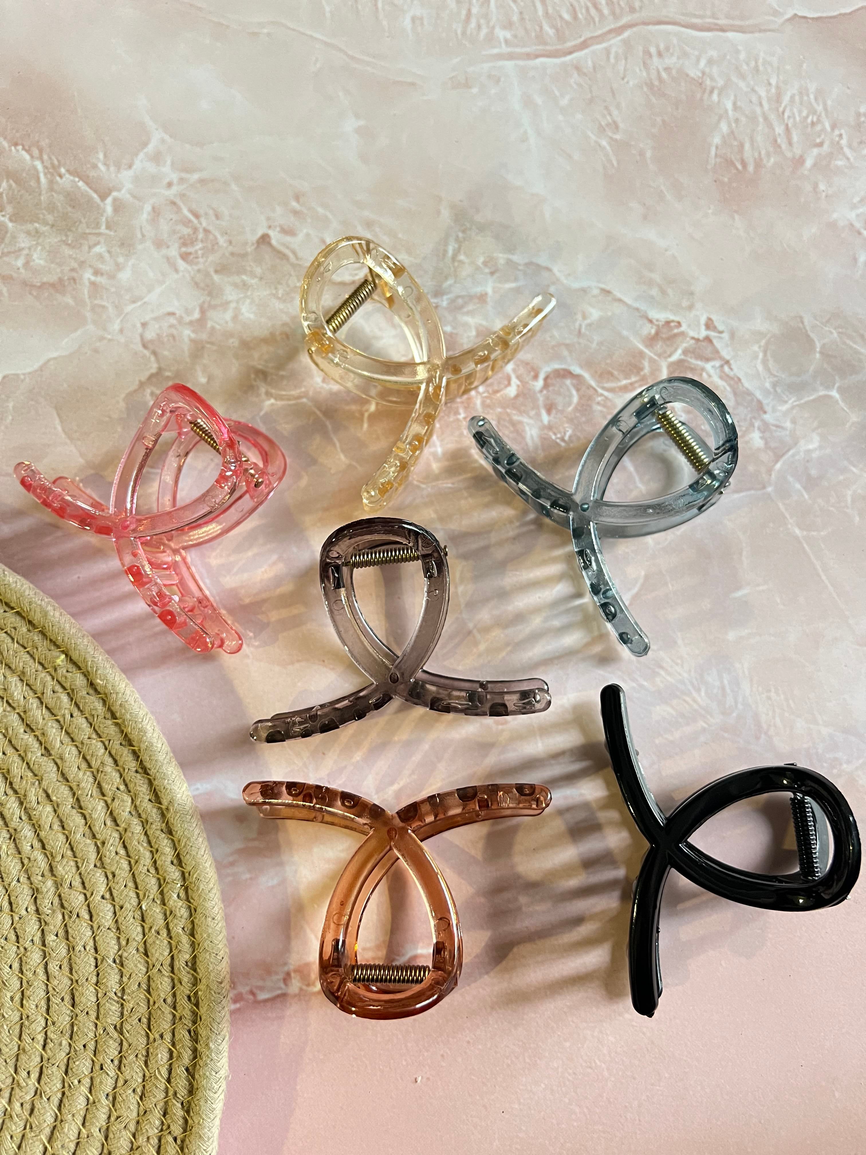 Transparent Loop Hair Clips