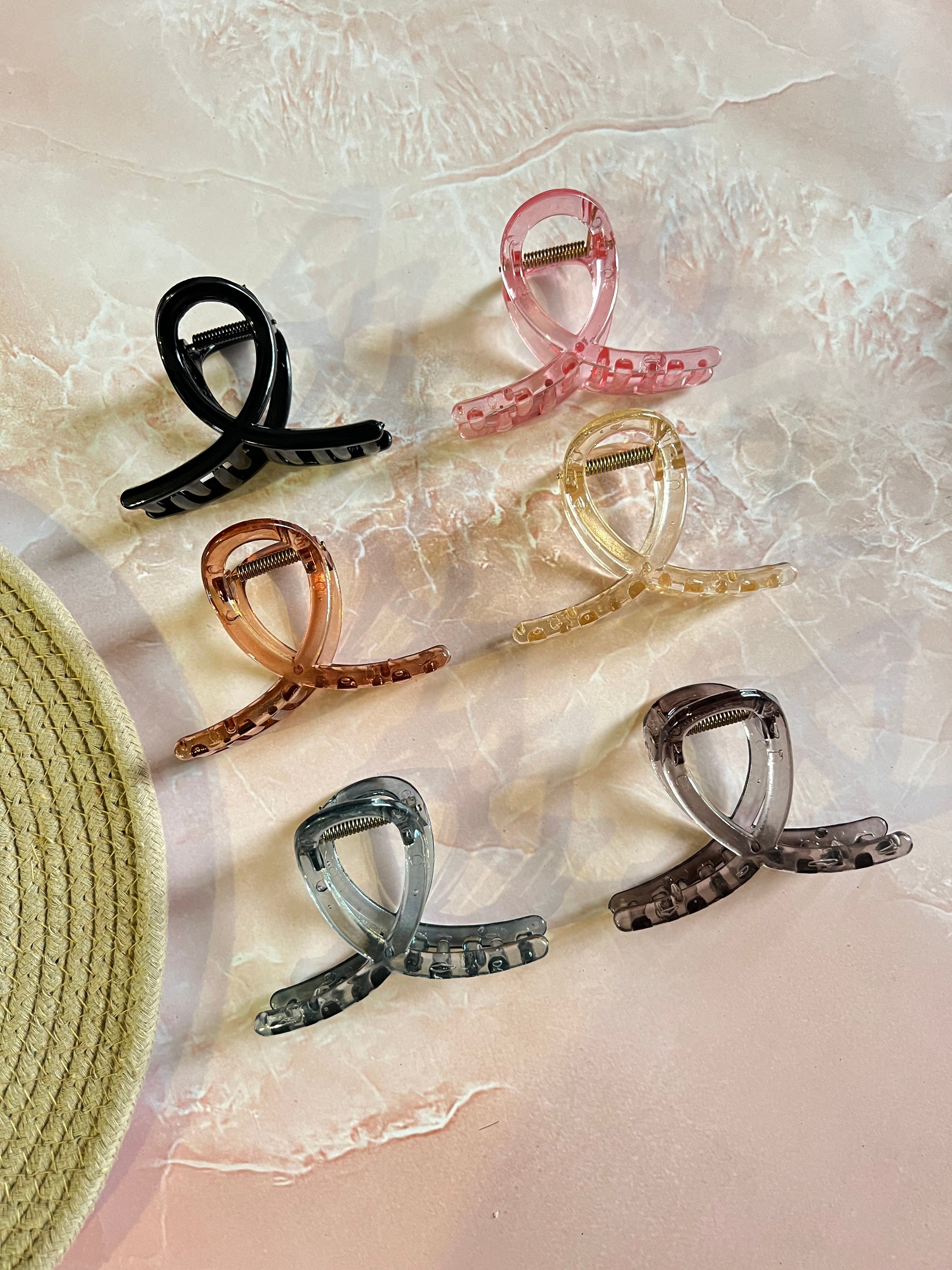 Transparent Loop Hair Clips