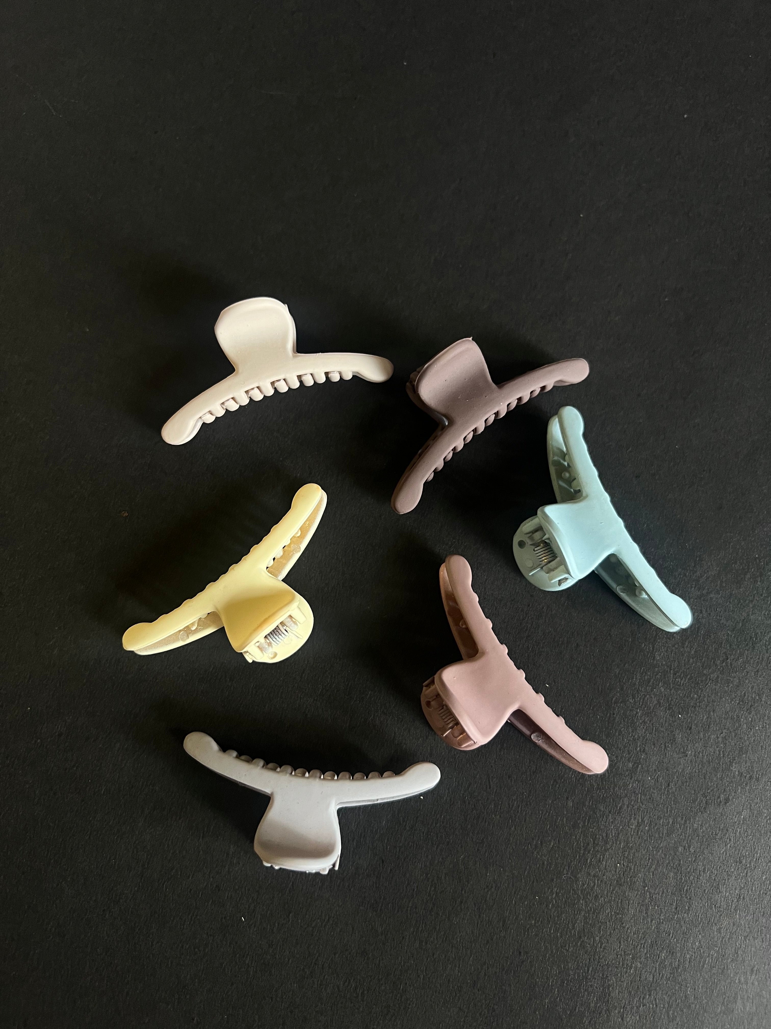 Mini Matt Curved Claw Clips