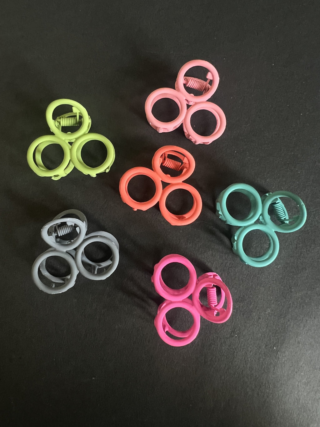 Triple Ring Metal Hair Clip