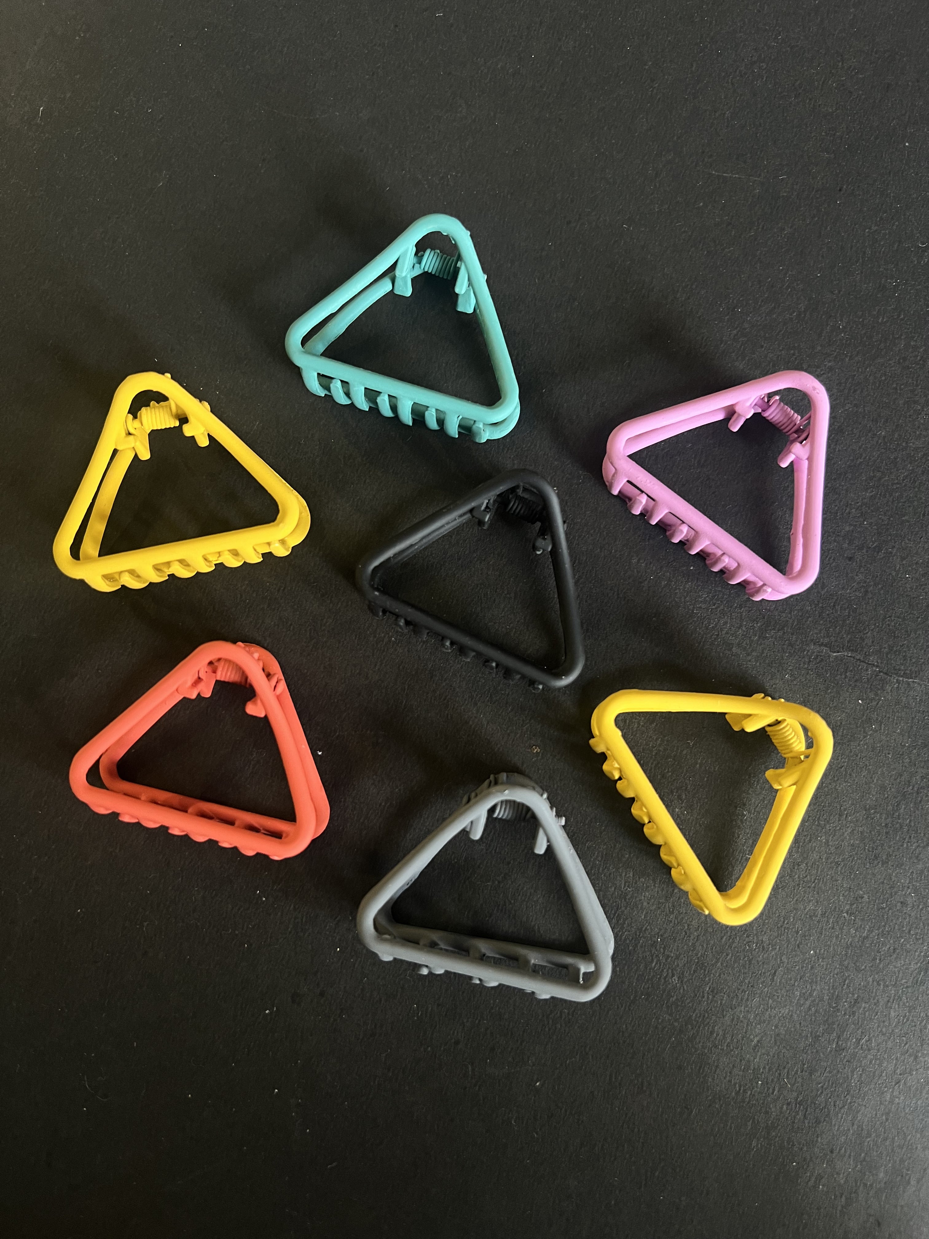 Triangle Metal Hair Clips