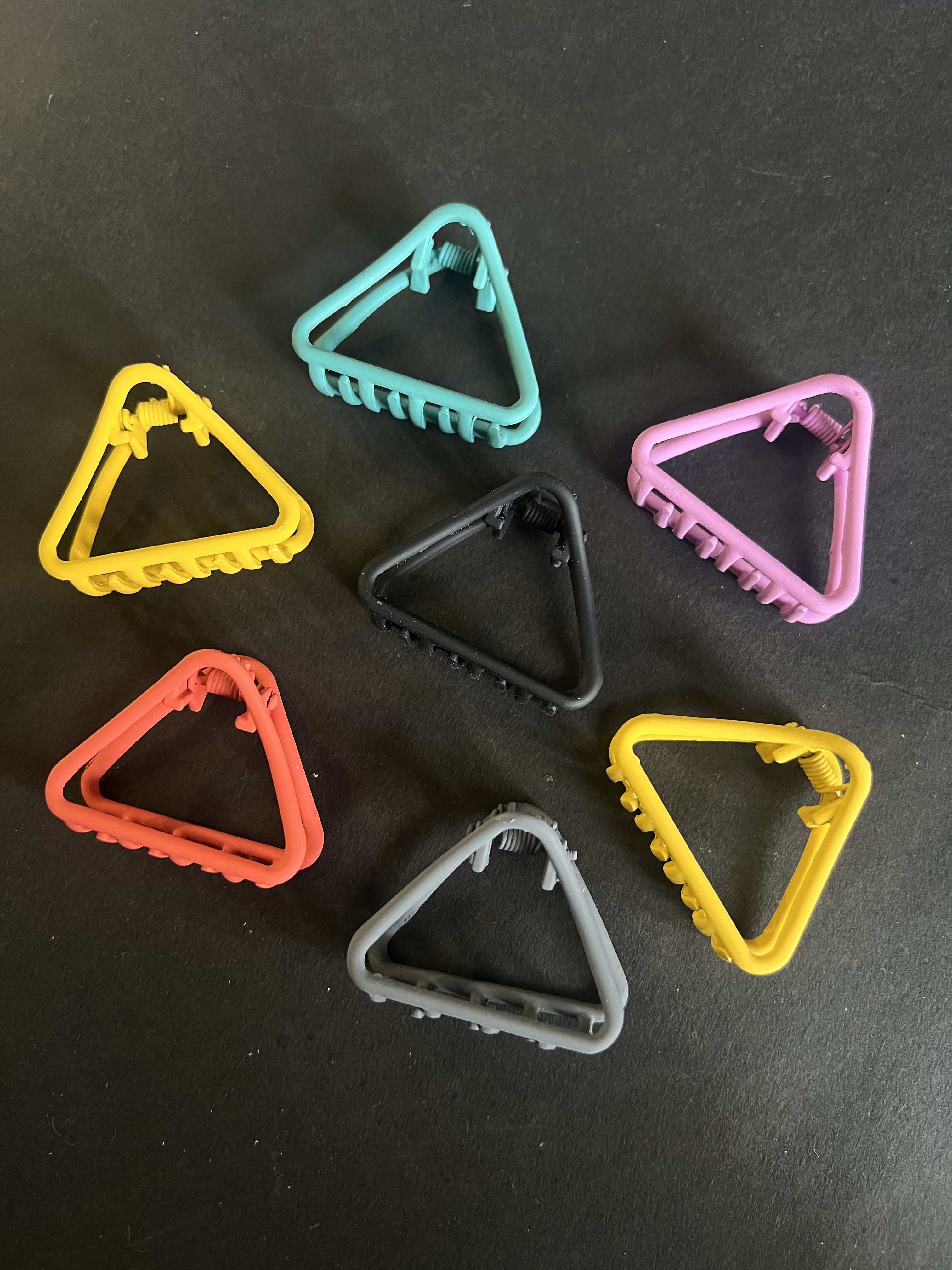 Triangle Metal Hair Clips