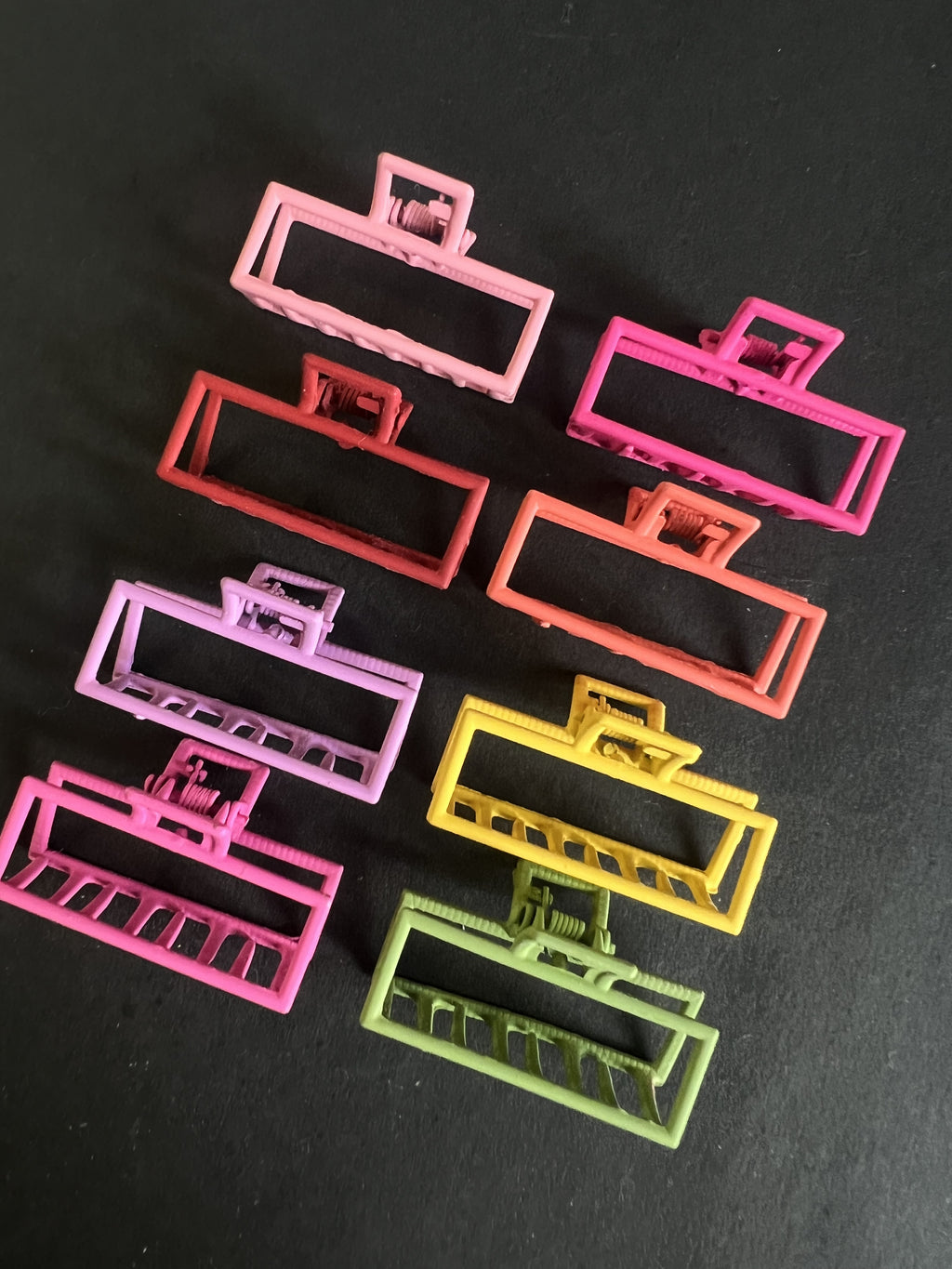 Rectangle Metal Hair Clips