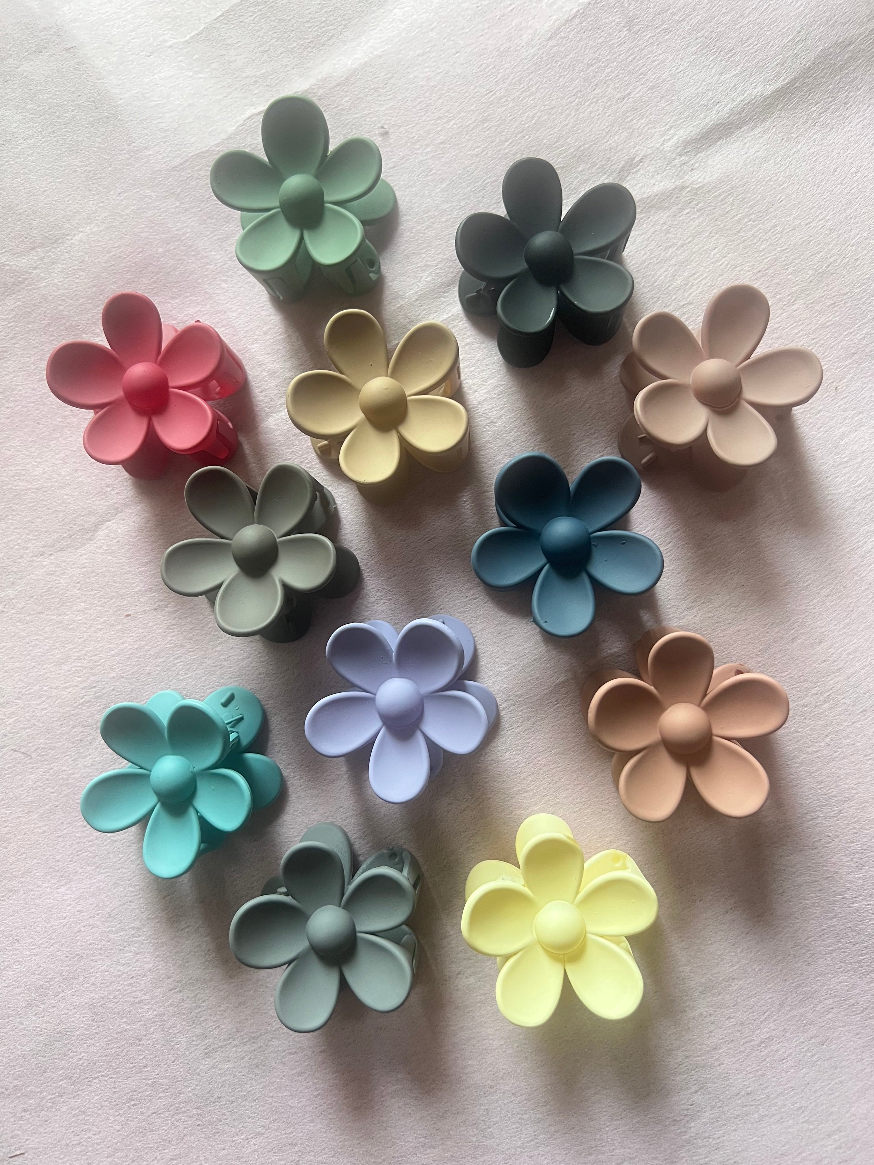 Matte Petal Hair Clips