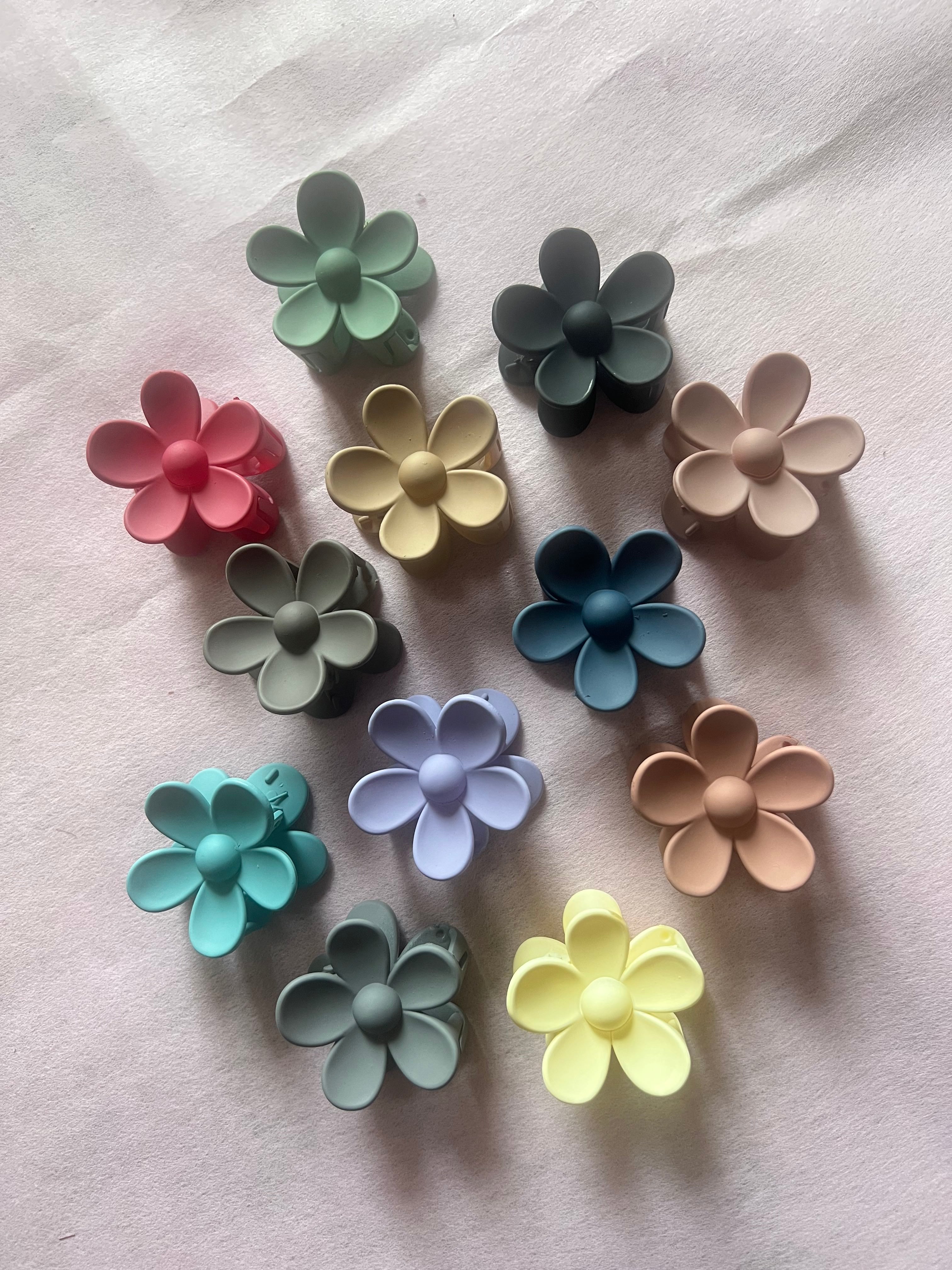 Matte Petal Hair Clips