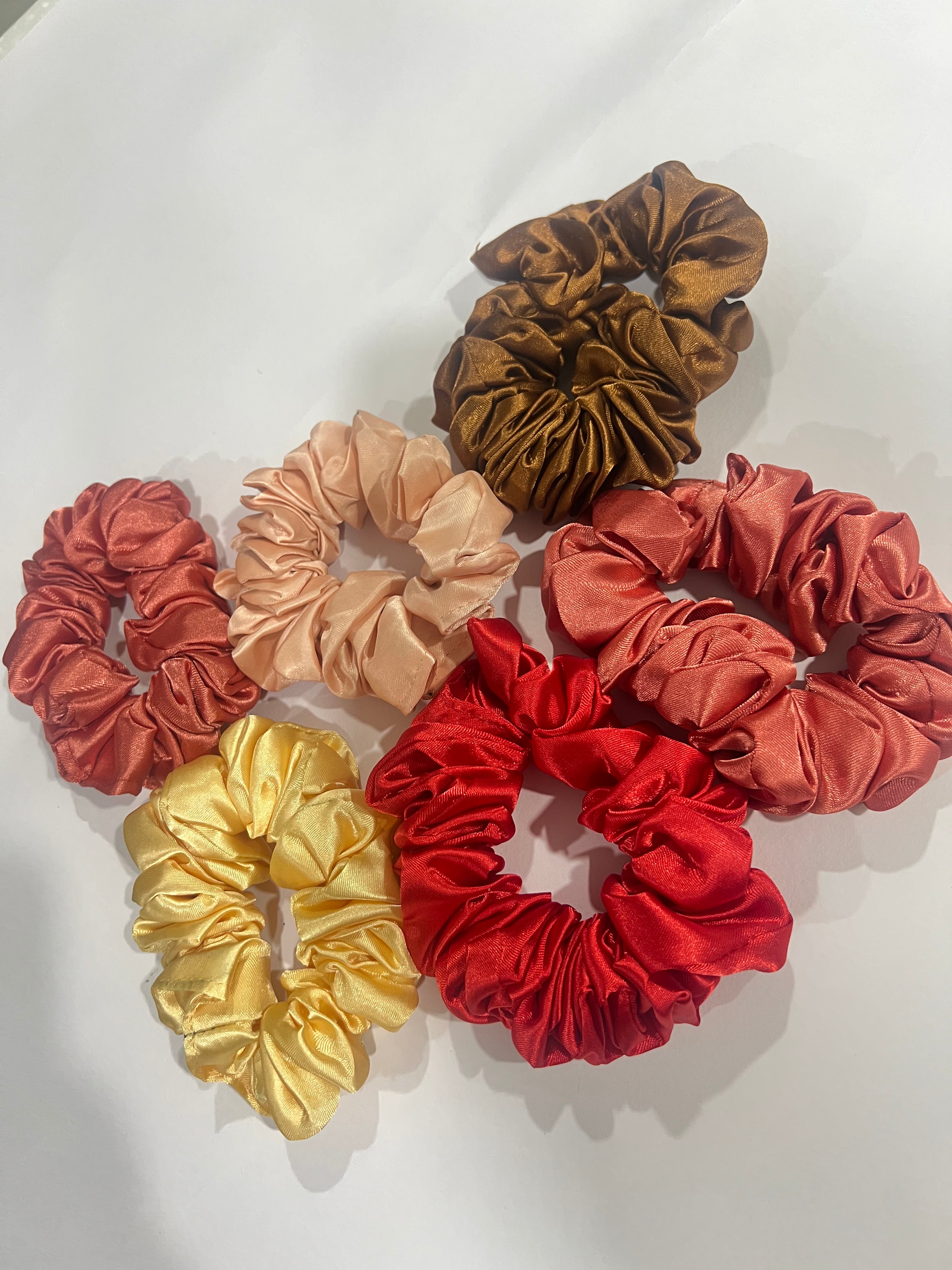 Radiance Satin Scrunchies
