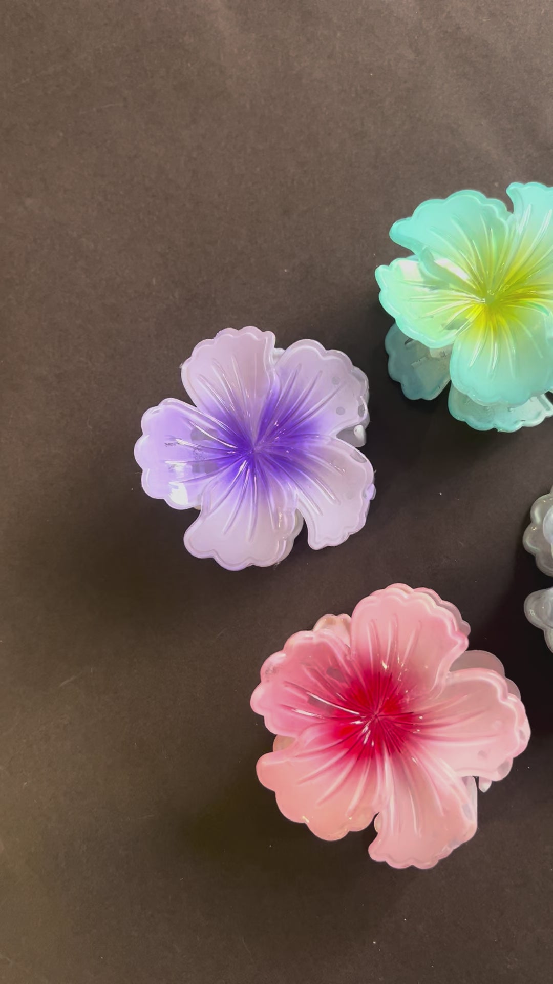 Soft Bloom Flower Clips